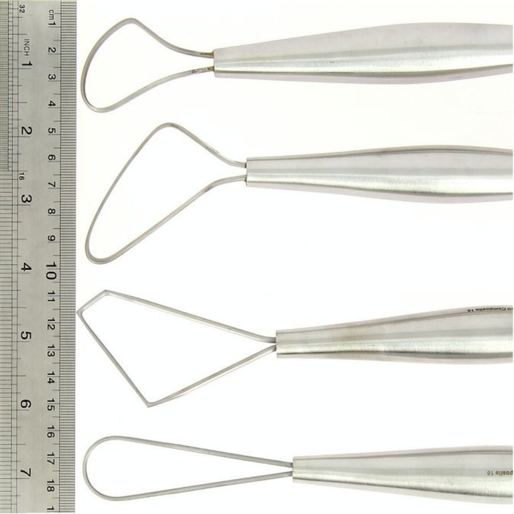 Outil pour poterie set O Mirette - 4 pièces - Esprit Composite - Rougier et Plé
