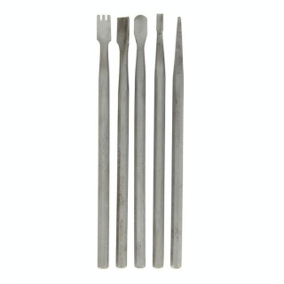 Outil de sculpture pour la pierre set V - 5 pièces - Esprit Composite - Rougier et Plé