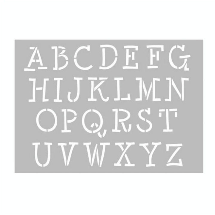 Pochoir Alphabet A4 - Artemio - Rougier et Plé