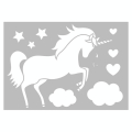 Pochoir Licorne A4 21 x 29.7 cm - Artemio - Rougier et Plé