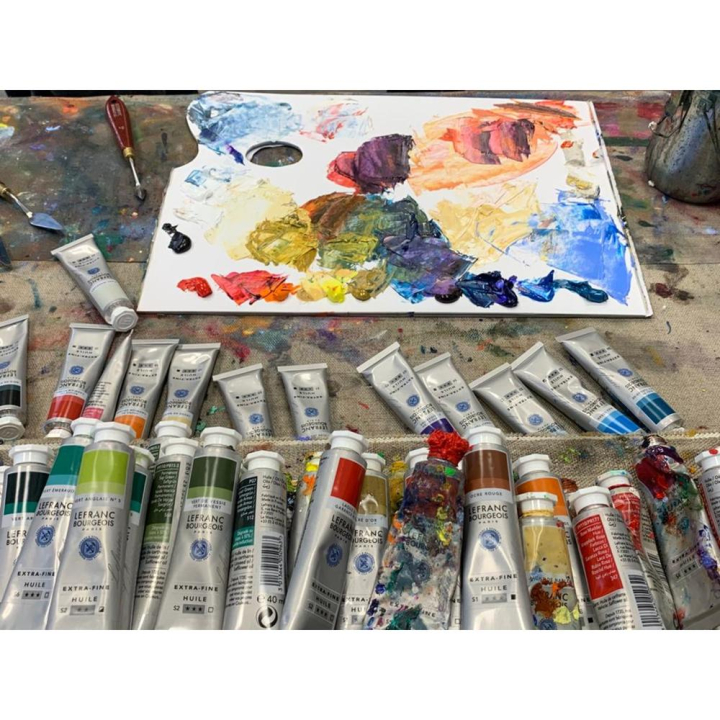 Peinture à l'huile extra-fine LB 12 tubes 20 ml - Lefranc Bourgeois - Rougier et Plé