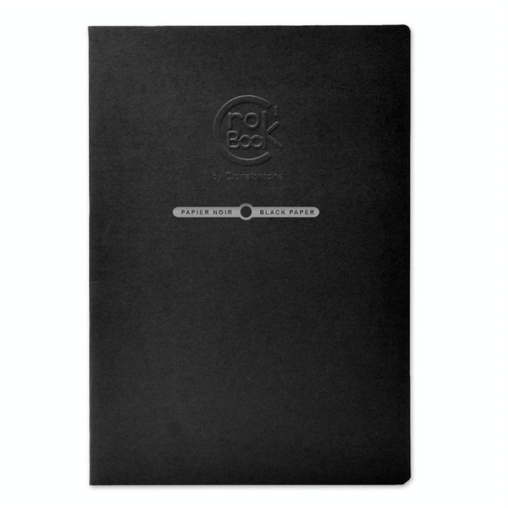 Carnet de croquis Crok'Book Papier noir 120 g/m² - Clairefontaine - Rougier et Plé