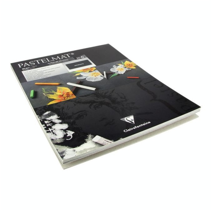 Bloc de papier Pastelmat Anthracite 360 g/m² - 12 Fles - Clairefontaine - Rougier et Plé
