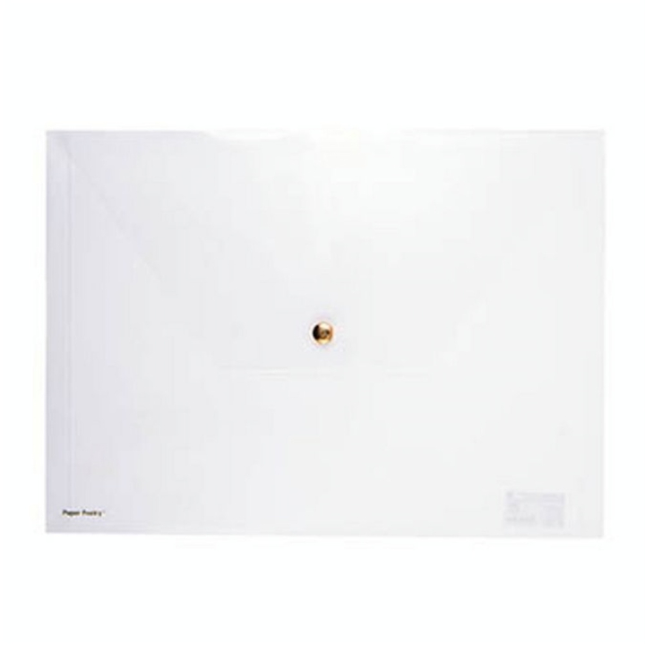 Pochette transparente avec bouton pression 33 x 24 cm - Rico Design - Rougier et Plé