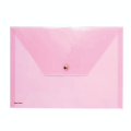 Pochette rose avec bouton pression 33 x 24 cm - Rico Design - Rougier et Plé
