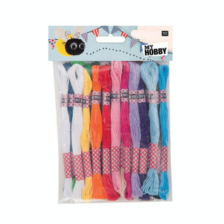 Fil à broder set basic x 24 pcs - Rico Design - Rougier et Plé