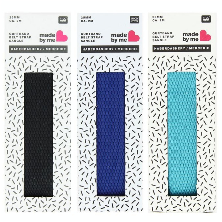 Sangle gros grain 2,5 cm x 2 m - Rico Design - Rougier et Plé