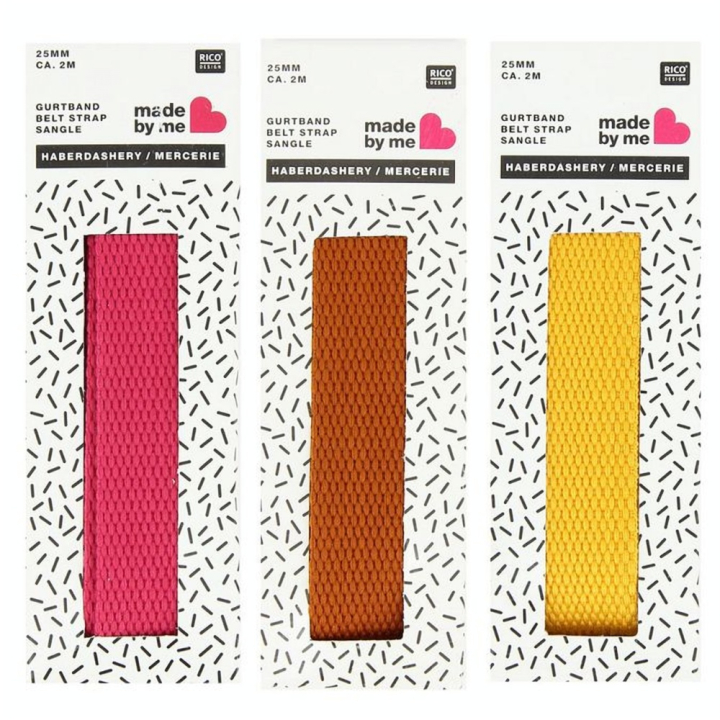 Sangle gros grain 2,5 cm x 2 m - Rico Design - Rougier et Plé