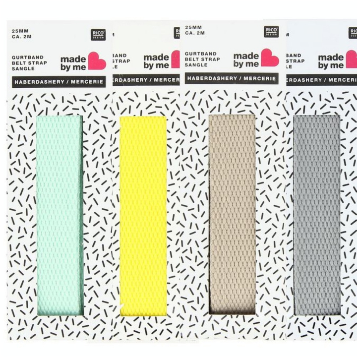 Sangle gros grain 2,5 cm x 2 m - Rico Design - Rougier et Plé