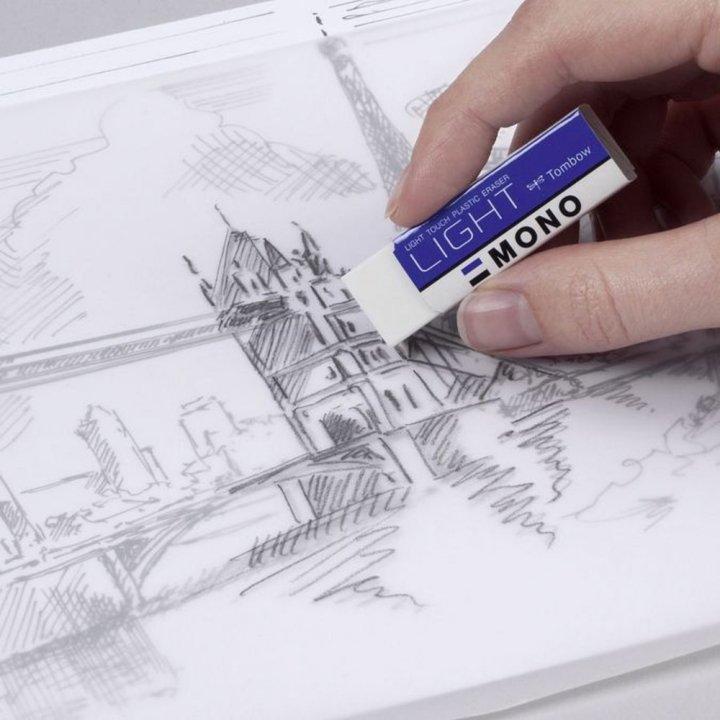 Gomme MONO Light 13 g Spéciale papiers délicats - Tombow - Rougier et Plé