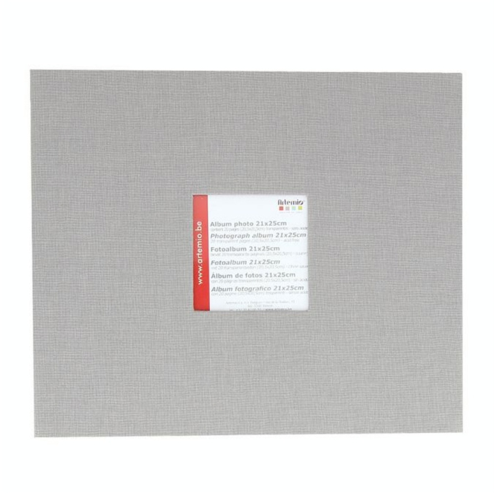 Album de Scrapbooking 20,5 x 20,5 cm Gris clair - Artemio - Rougier et Plé