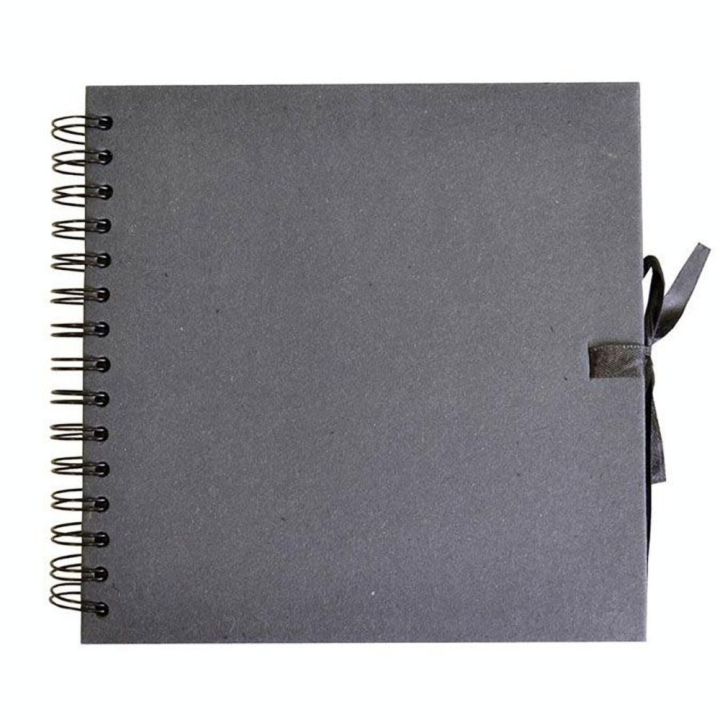 Album de Scrapbooking 30 x 30 cm Kraft Noir - Artemio - Rougier et Plé