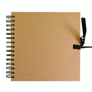 Album de Scrapbooking 30 x 30 cm Kraft Naturel - Artemio - Rougier et Plé