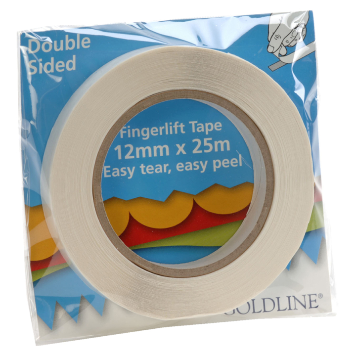 Adhésif double face transparent Rouleau 12 mm x 25 m - Goldline - Rougier et Plé