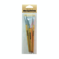 Pinceau à vernis colle pure soie - 3 pcs - Décopatch - Rougier et Plé