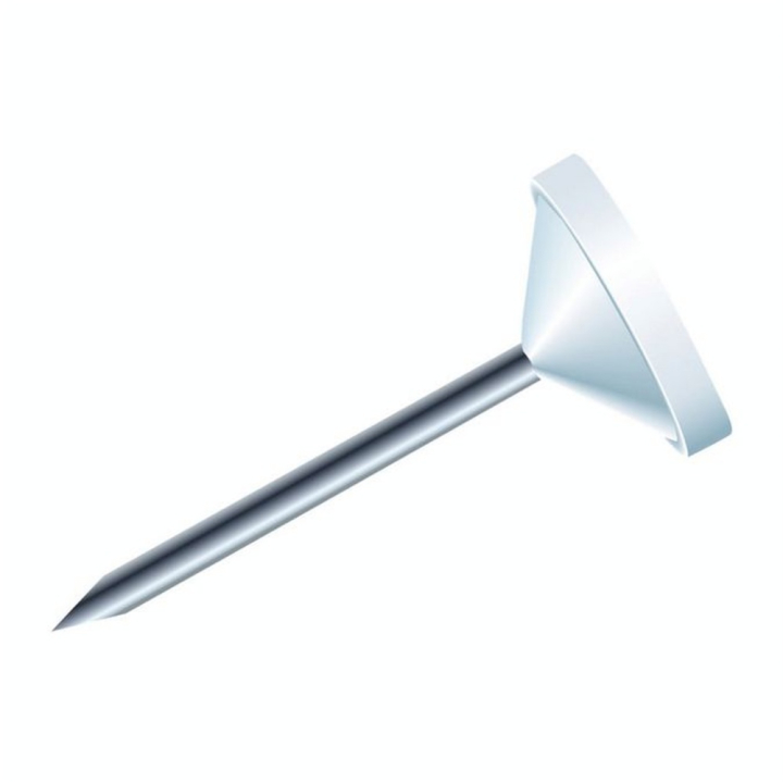 Epingle de signalisation Tête plate blanche 5 mm - 100 pcs - Exacompta - Rougier et Plé