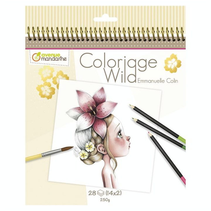 Carnet de coloriage Collector par Emmanuelle Colin - Avenue Mandarine - Rougier et Plé