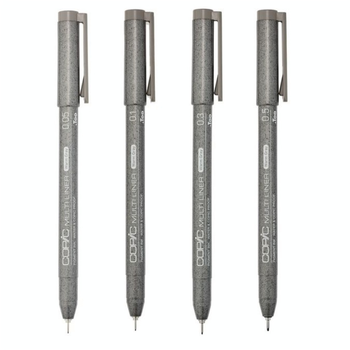 Feutre calibré Multiliner Gris chaud - Copic - Rougier et Plé