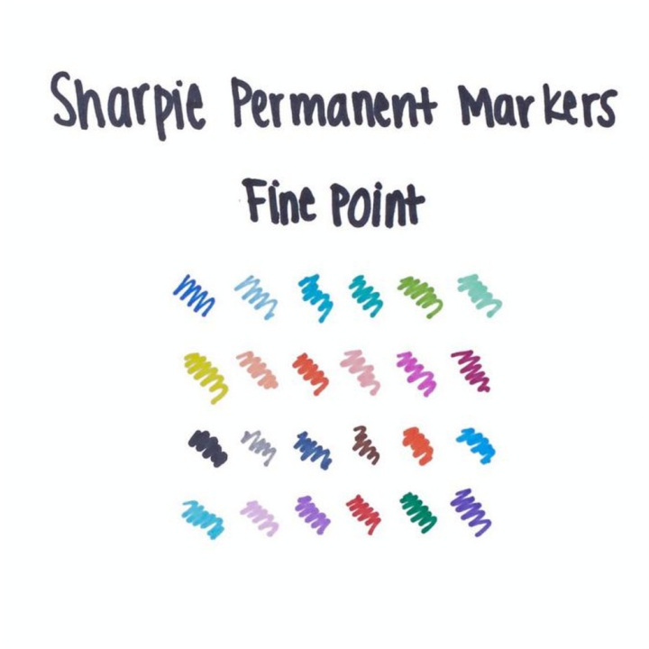 Marqueur permanent pointe fine - Sharpie - Rougier et Plé
