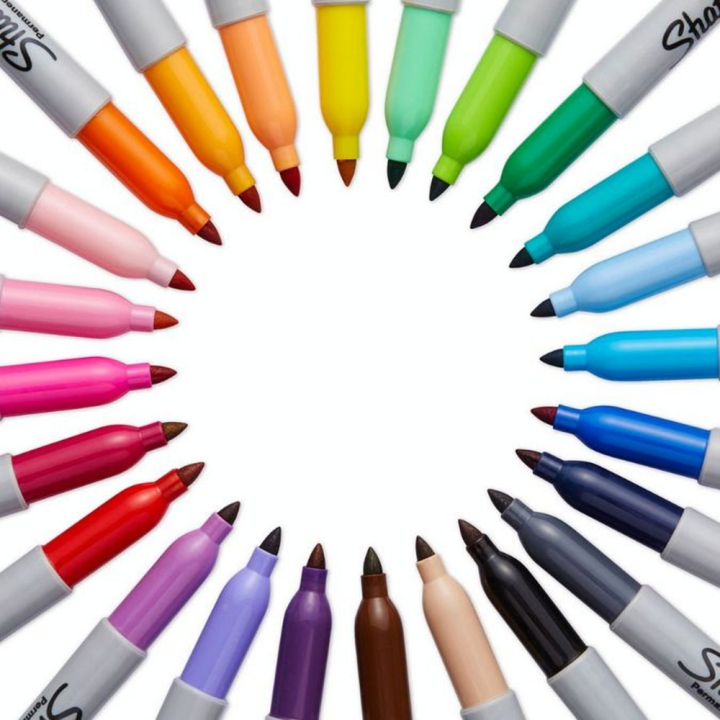 Marqueur permanent pointe fine - Sharpie - Rougier et Plé