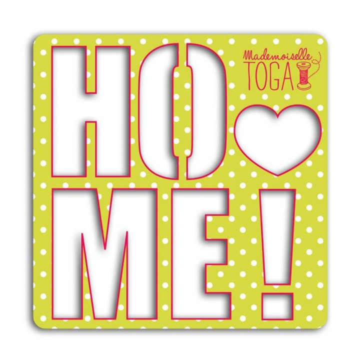 Pochoir de couture 12,5 x 12,5 cm Home - Toga - Rougier et Plé