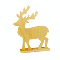 Décoration en bois à poser Cerf 20 x 16,5 x 5 cm - CTOP - Rougier et Plé
