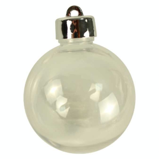 Boule en plastique Cristal + suspension Ø 6 cm - 4 pcs - CTOP - Rougier et Plé