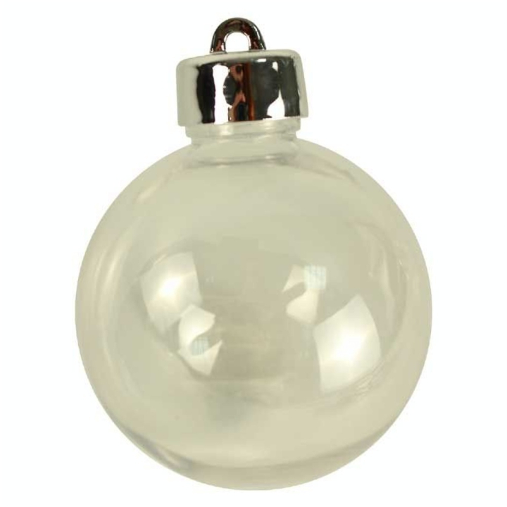Boule en plastique Cristal + suspension Ø 6 cm - 4 pcs - CTOP - Rougier et Plé