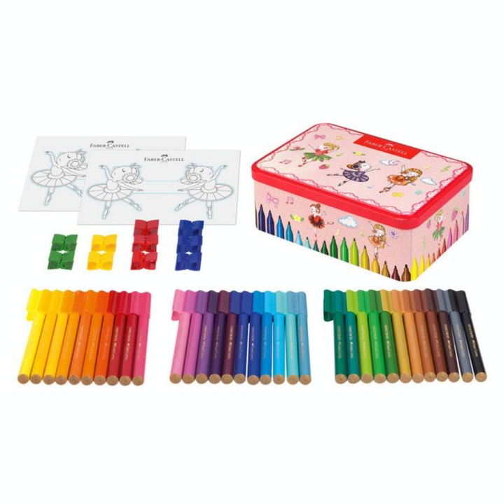 Feutre Connector Boite en métal de 33 couleurs - Faber-Castell - Rougier et Plé