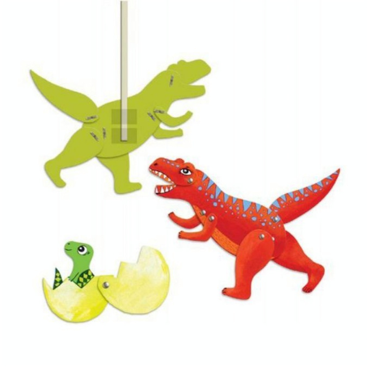 Atelier Pantins à colorier 6 Dinosaures - Djeco - Rougier et Plé
