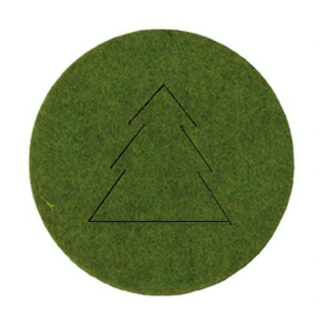 Déco Noël Sapins en feutrine Vert x 4 pcs - Artemio - Rougier et Plé