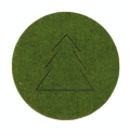 Déco Noël Sapins en feutrine Vert x 4 pcs - Artemio - Rougier et Plé