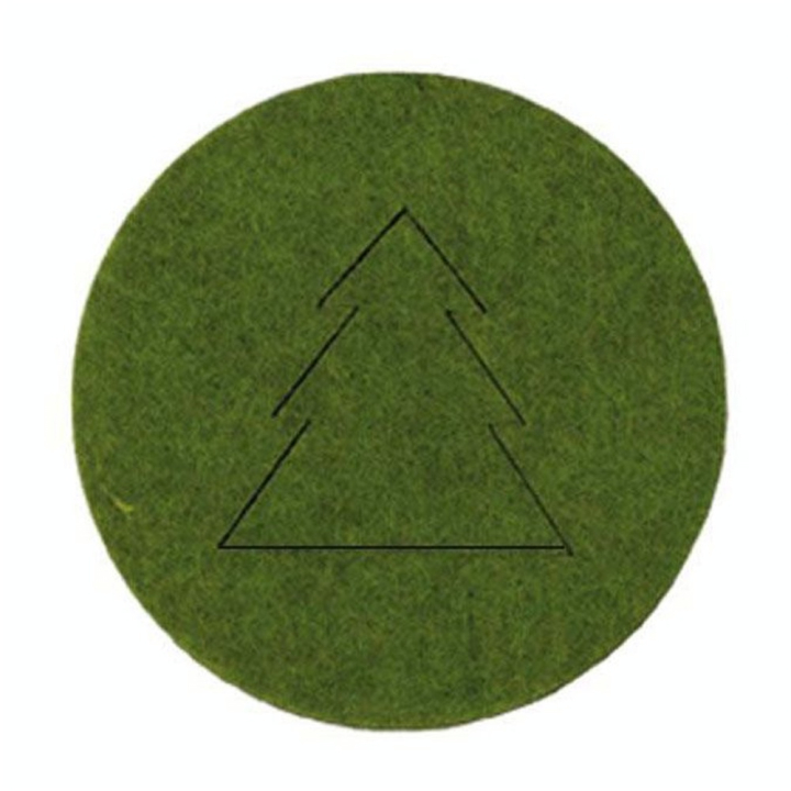 Déco Noël Sapins en feutrine Vert x 4 pcs - Artemio - Rougier et Plé