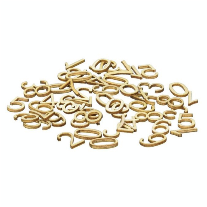 Chiffres en bois 1,5 x 1 cm - Artemio - Rougier et Plé