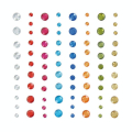 Perle adhésive Strass Rond 80 pcs - Artemio - Rougier et Plé