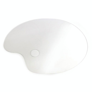 Palette transparente ovale 28 x 39,5 cm - Rougier&Plé - Rougier et Plé