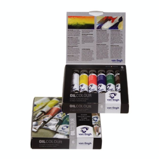 Peinture à l'huile fine Assortiment 6 x 20 ml - Van Gogh - Rougier et Plé