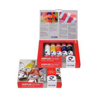 Peinture acrylique fine Assortiment 5 x 20 ml - Van Gogh - Rougier et Plé