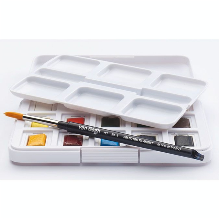 Peinture aquarelle Assortiment 12 x demi-godets - Van Gogh - Rougier et Plé