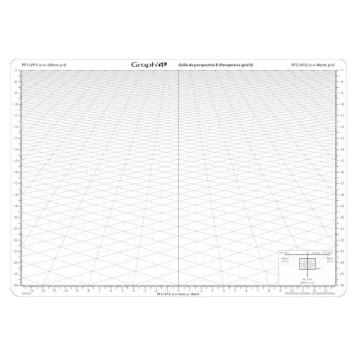 Grille de perspective Type B - Graph'it - Rougier et Plé