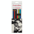 Set pastel étude étui de 12 pièces - Conté à Paris - Rougier et Plé