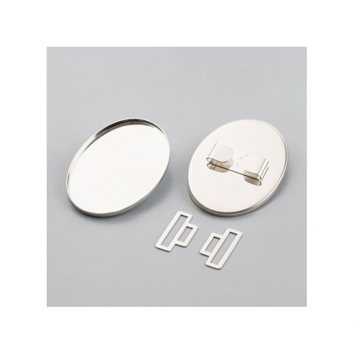 Boucle pour ceinture 25 mm Forme ovale 50 x 66 mm - Efco - Rougier et Plé