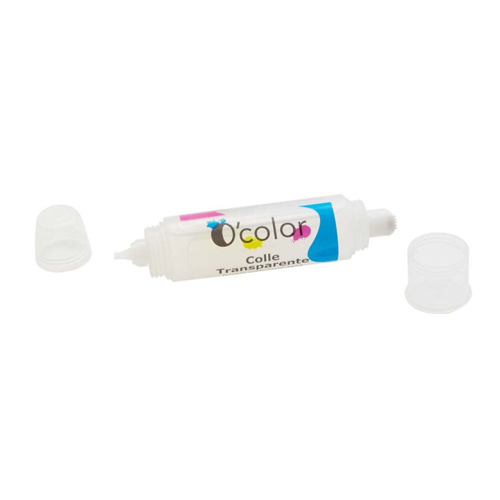 Colle transparente Double applicateur 42 ml - O'color - Rougier et Plé
