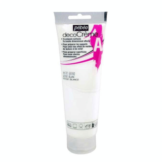 Auxiliaire decoCrème Gesso blanc 120 ml - Pébéo - Rougier et Plé