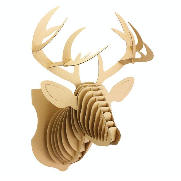 Trophée Cerf en carton 54 cm - CTOP - Rougier et Plé
