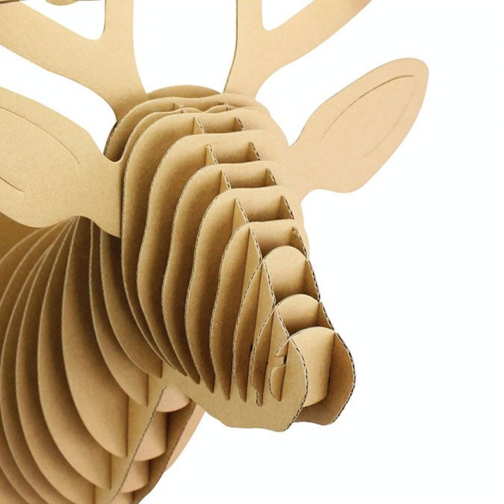 Trophée Cerf en carton 54 cm - CTOP - Rougier et Plé