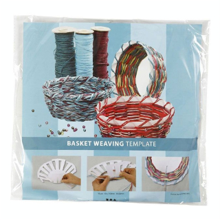 Gabarit pour tissage de panier Ø 14 cm H. 8 cm Transparent - Creativ Company - Rougier et Plé