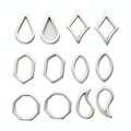 Pendentif Géométriques 16 mm 12 pcs - Creativ Company - Rougier et Plé