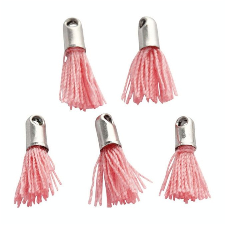 Pendentif pompon 10 mm 5 pcs - Creativ Company - Rougier et Plé
