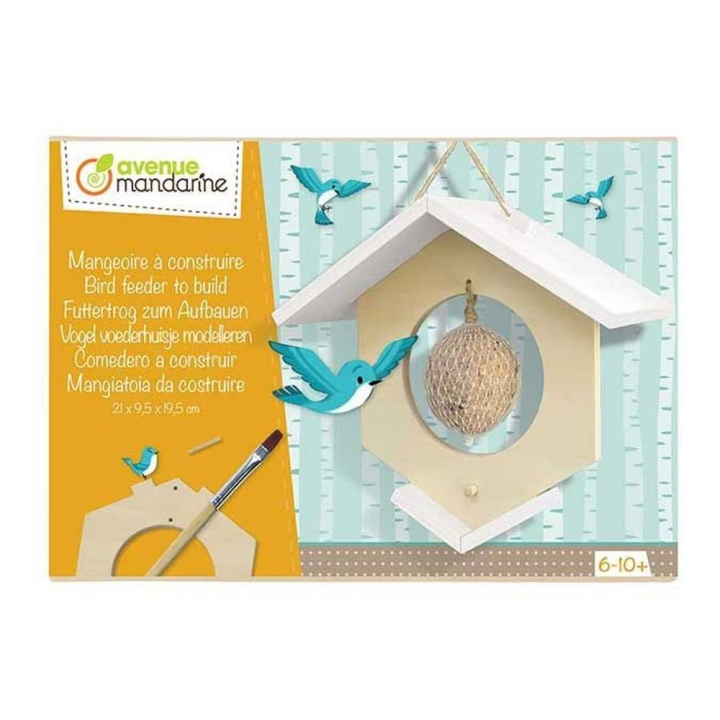 Coffret créatif Mangeoire à construire - Avenue Mandarine - Rougier et Plé